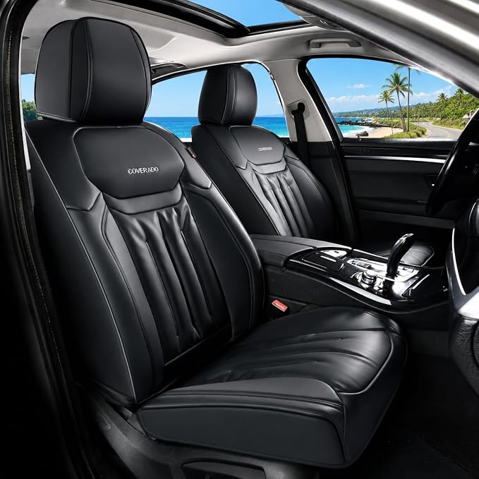 Universal Seat Covers — Full Set — Black