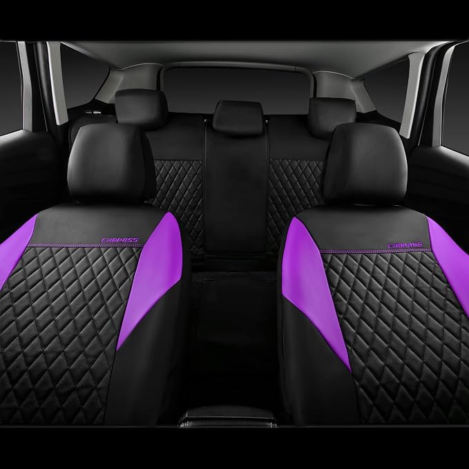 Universal Seat Covers — Full Set — Purple