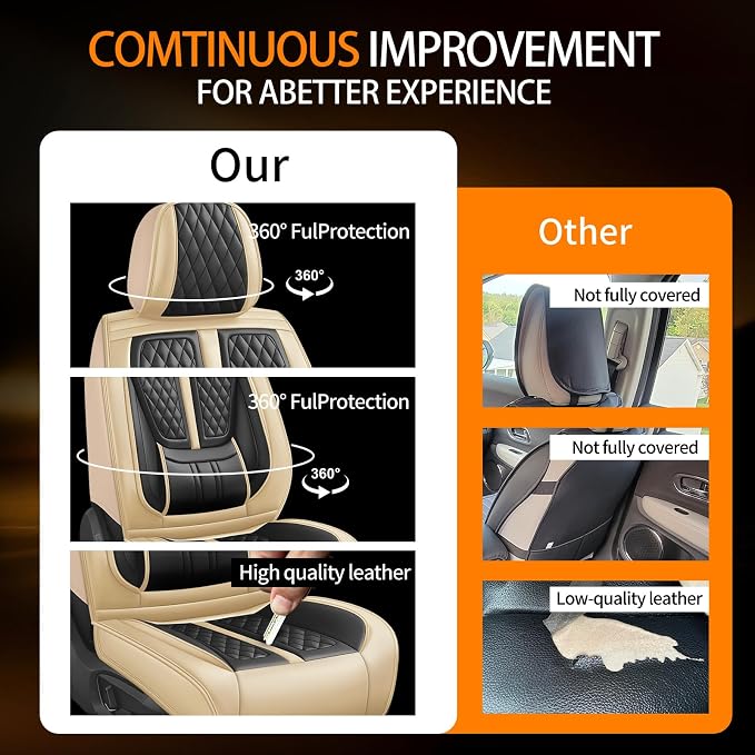 Seat Covers for Nissan Frontier — Full Set — Beige