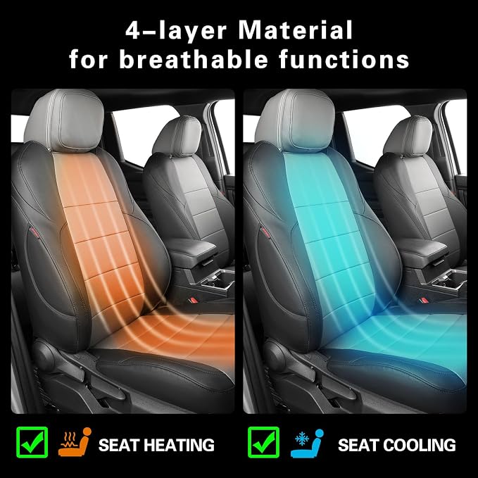 Seat Covers for Toyota Tacoma — Full Set — Black / Gray