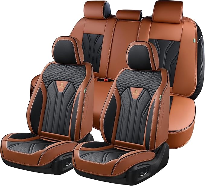 Universal Seat Covers — Rear Seat — Brown / Black