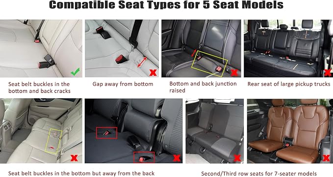 Universal Faux Leather Seat Covers — Front Seat — Black