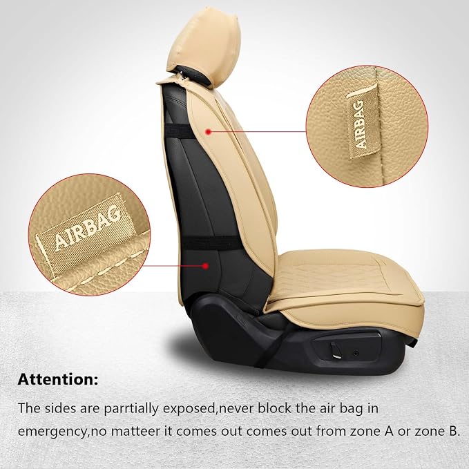Universal Seat Covers — Full Set — Beige