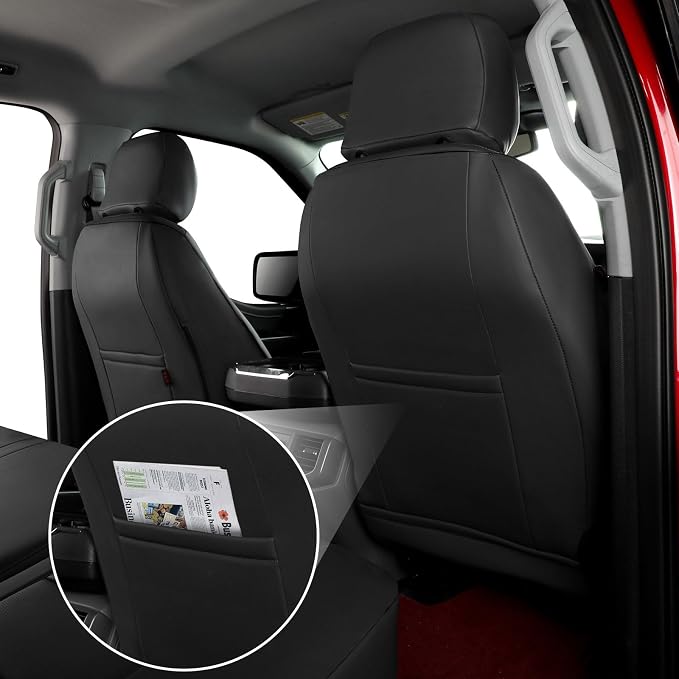 Seat Covers for Multiple Vehicles — Full Set — Black