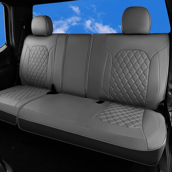 Seat Covers for Chevrolet Silverado / GMC Sierra — Rear Seat — Gray