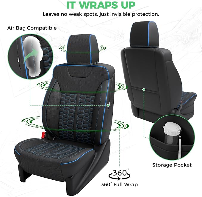 Faux Leather Seat Covers for Chevrolet Silverado / GMC Sierra