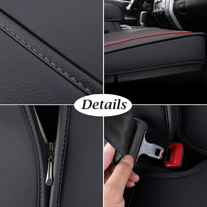 Seat Covers for Toyota Tundra — Full Set — Red