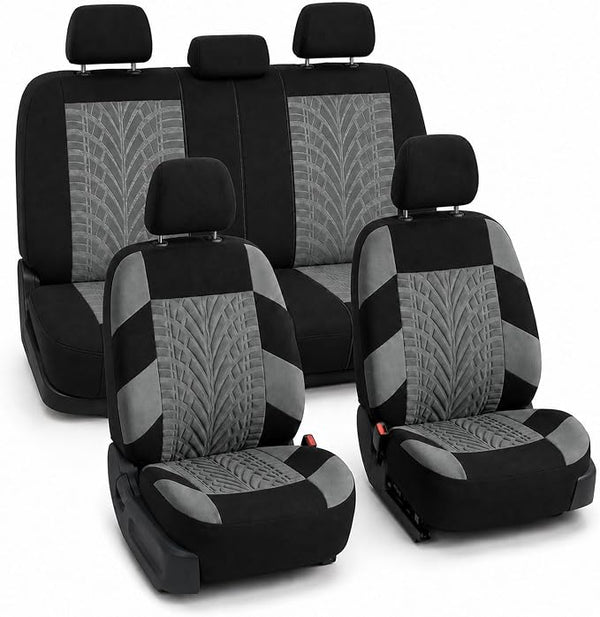 Universal Seat Covers — Full Set — Gray