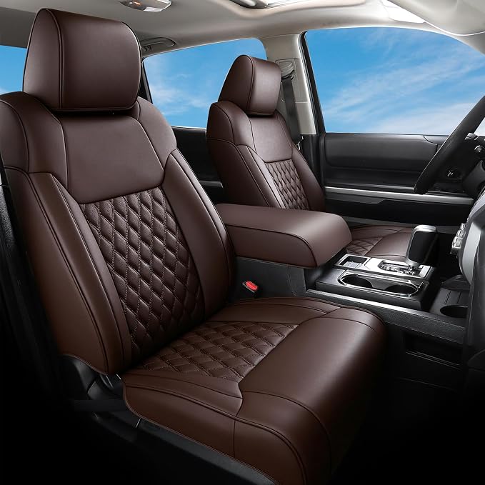 Seat Covers for Toyota Tacoma — Front Seat — Coffee