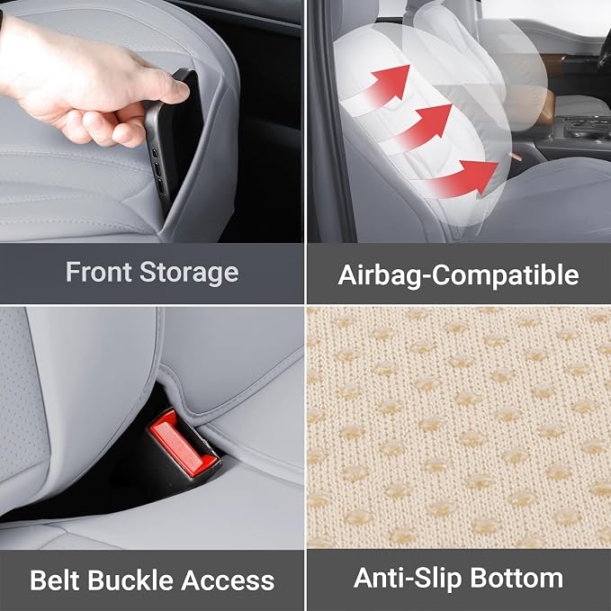 Seat Covers for Ford F-150 — Full Set — Gray