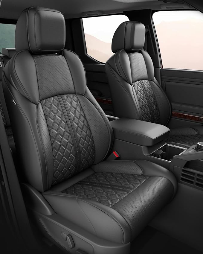Seat Covers for Toyota Tacoma — Full Set — Black
