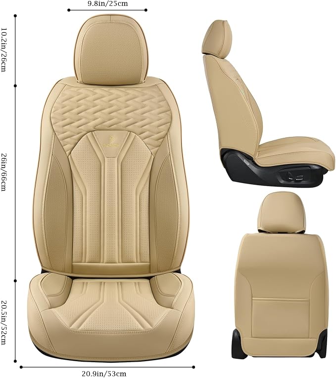 Universal Seat Covers — Beige
