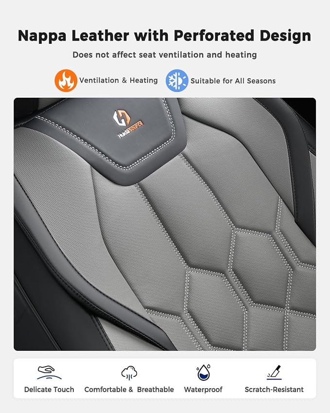 Universal Seat Covers — Black / Gray