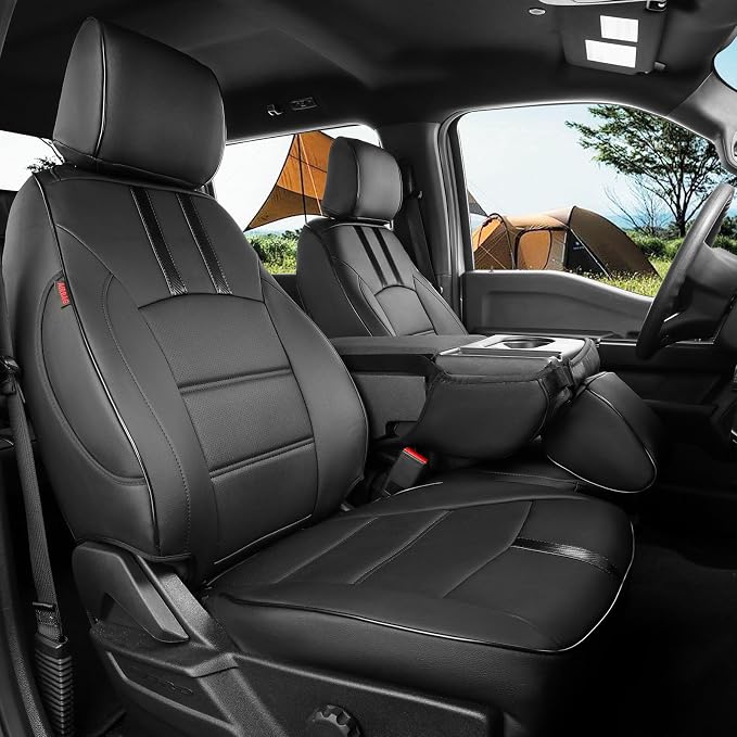Seat Covers for Multiple Vehicles — Full Set — Black