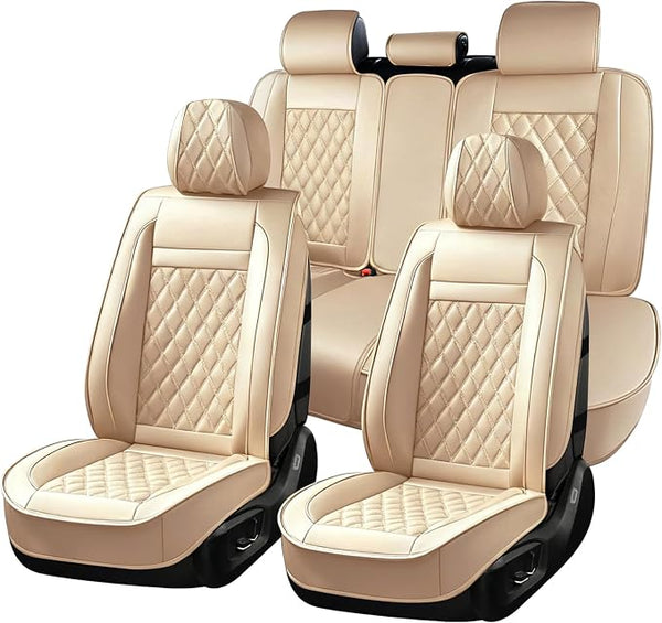 Universal Seat Covers — Full Set — Beige