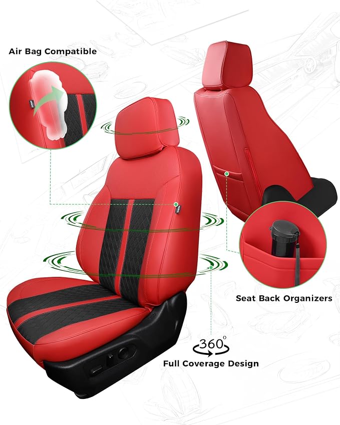 Faux Leather Seat Covers for Chevrolet Silverado / GMC Sierra