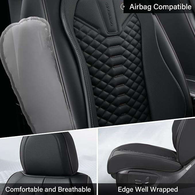 Universal Seat Covers — Full Set — Black