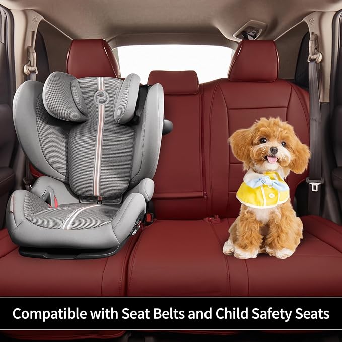 Faux Leather Seat Covers for Honda CR-V — Full Set — Burgundy