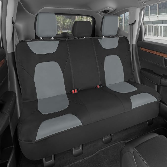 Pet Car Seat Protector — Rear Seat — Gray / Black