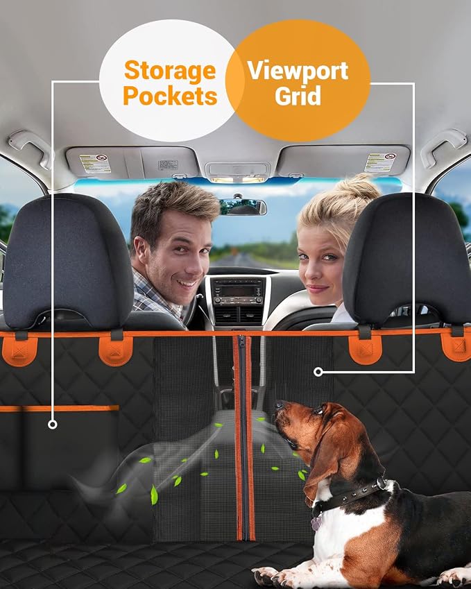 Pet Car Seat Protector — Black