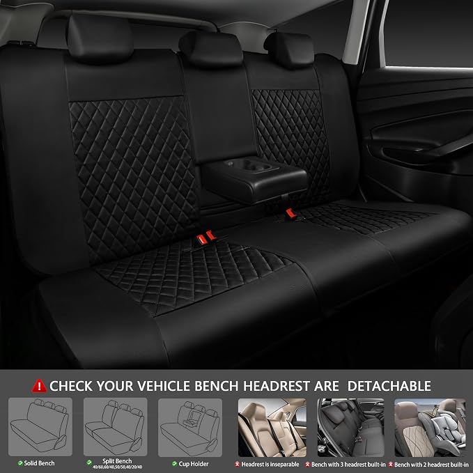 Universal Seat Covers — Full Set — Purple