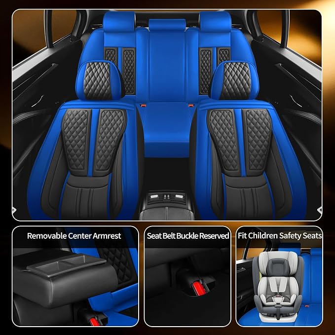 Seat Covers for Nissan Titan — Full Set — Blue