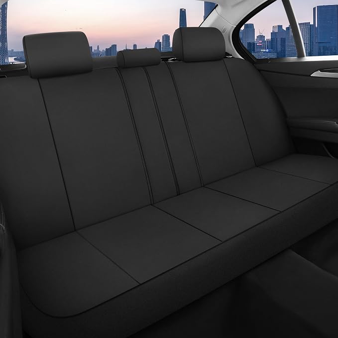 Universal Neoprene Seat Covers — Black
