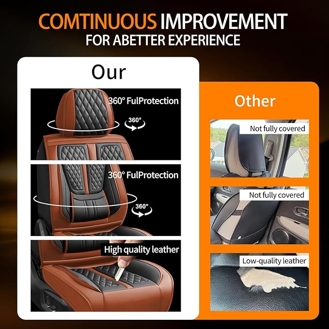 Seat Covers for Nissan Maxima — Full Set — Brown
