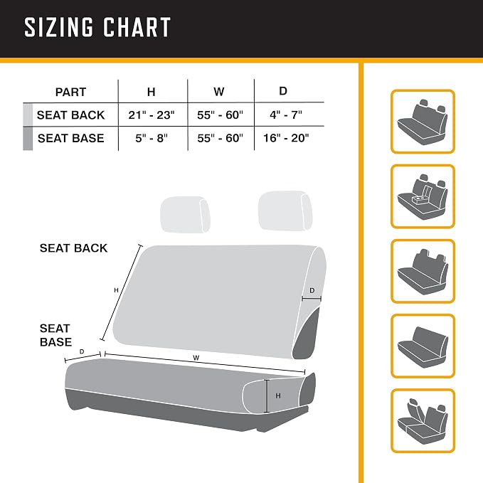 Universal Seat Covers — Black