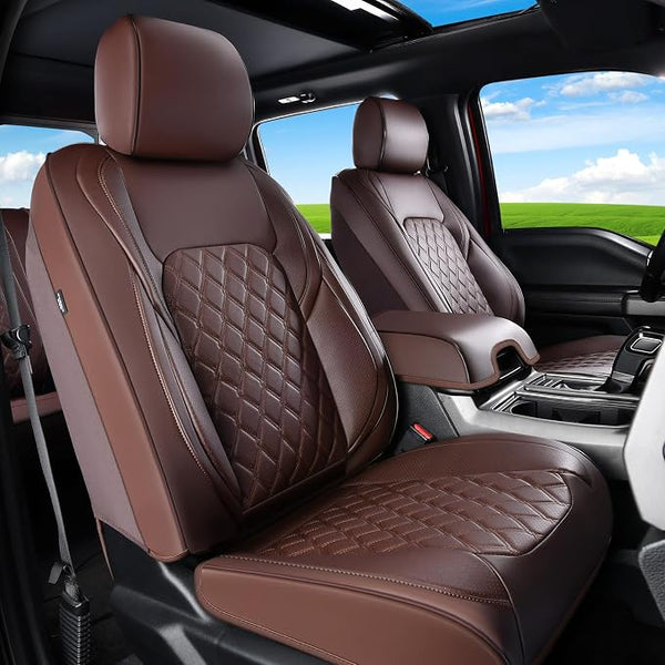 Seat Covers for Chevrolet Silverado / GMC Sierra — Front Seat — Coffee