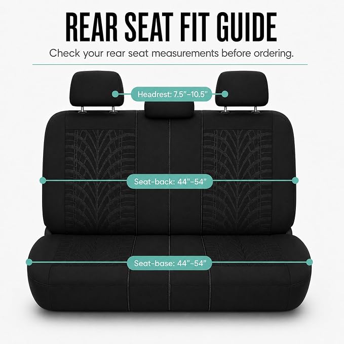 Universal Seat Covers — Black