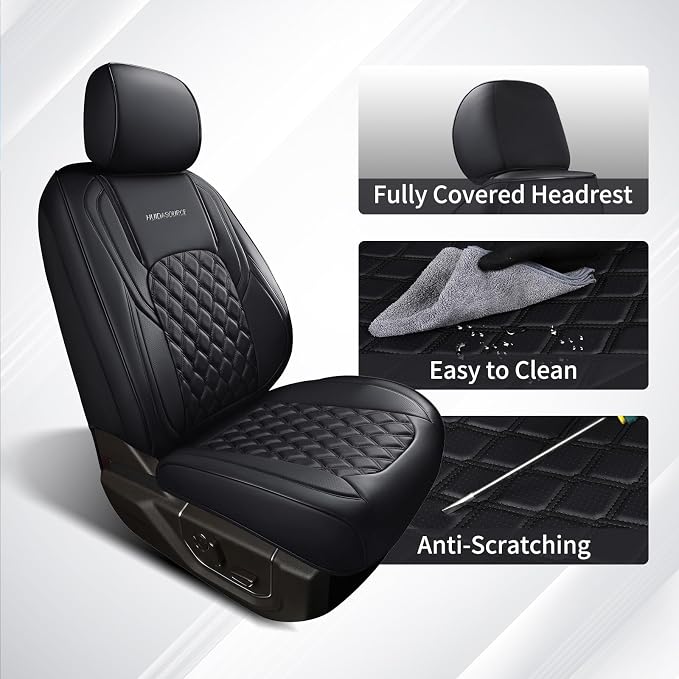 Seat Covers for Chevrolet Silverado / GMC Sierra — Full Set — Black