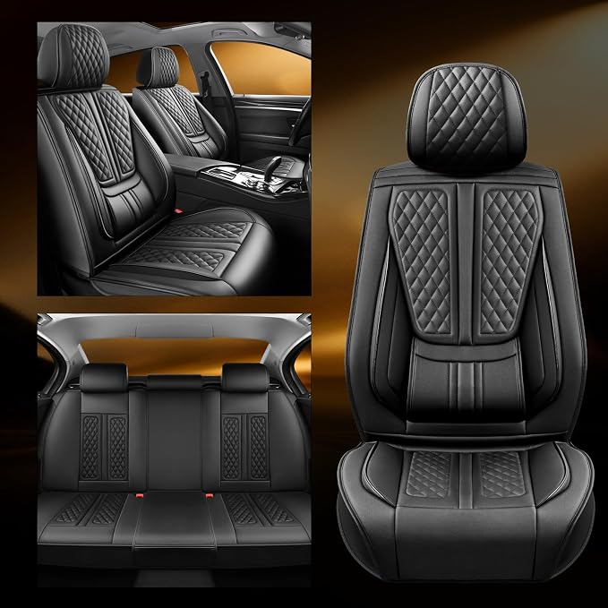Seat Covers for Nissan Kicks — Full Set — Black