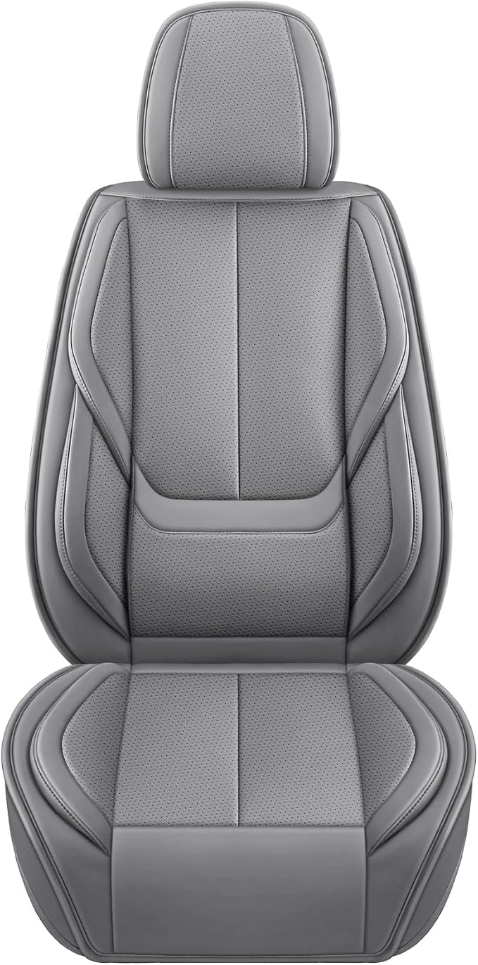 Universal Seat Covers — Front Seat — Gray
