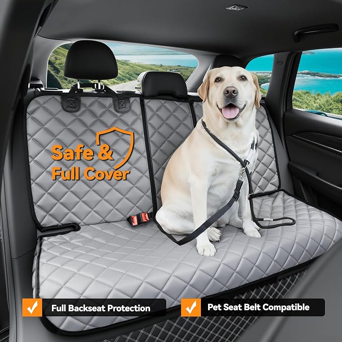Pet Car Seat Protector — Gray