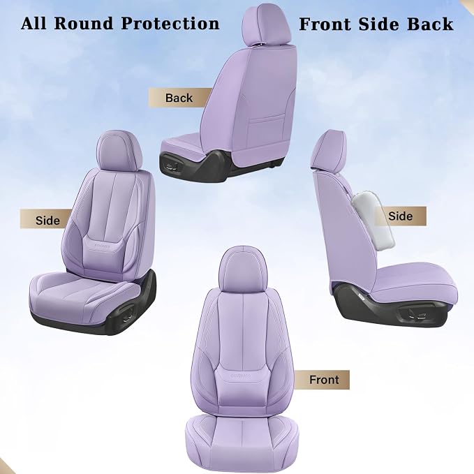 Universal Seat Covers — Front Seat — Purple
