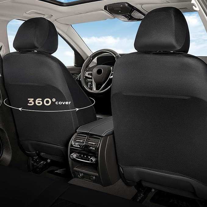 Universal Seat Covers — Full Set — Black