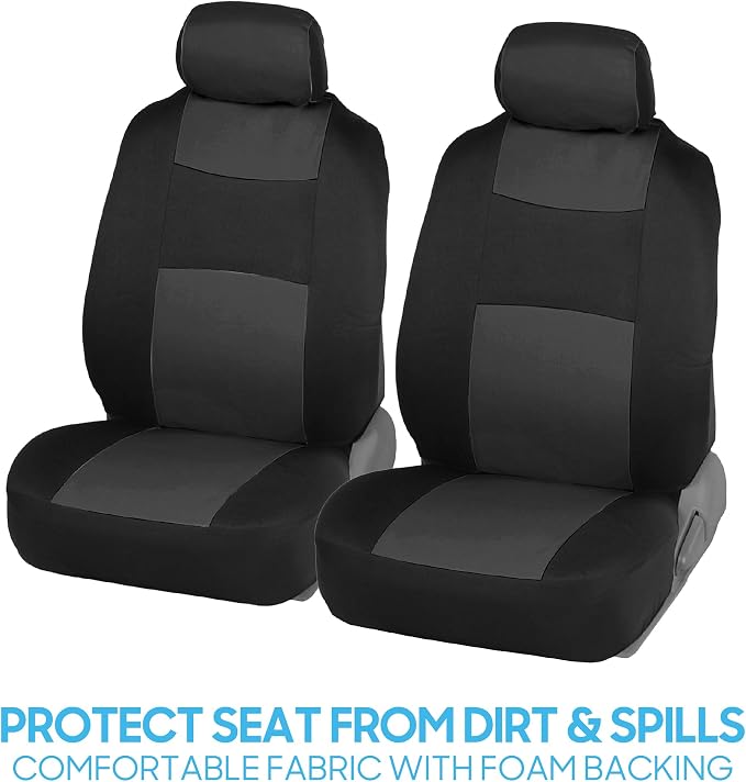 Car Seat Covers — Full Set — Black
