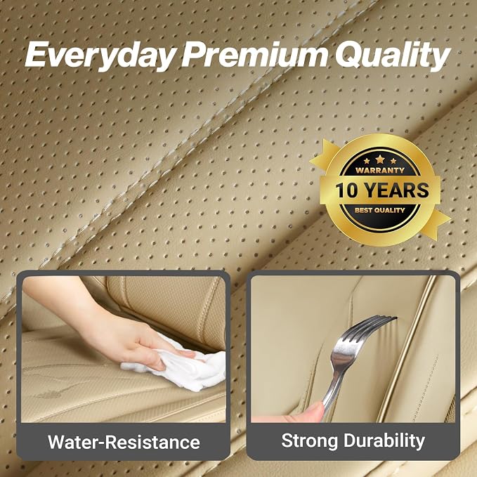 Seat Covers for Chevrolet Silverado — Full Set — Beige