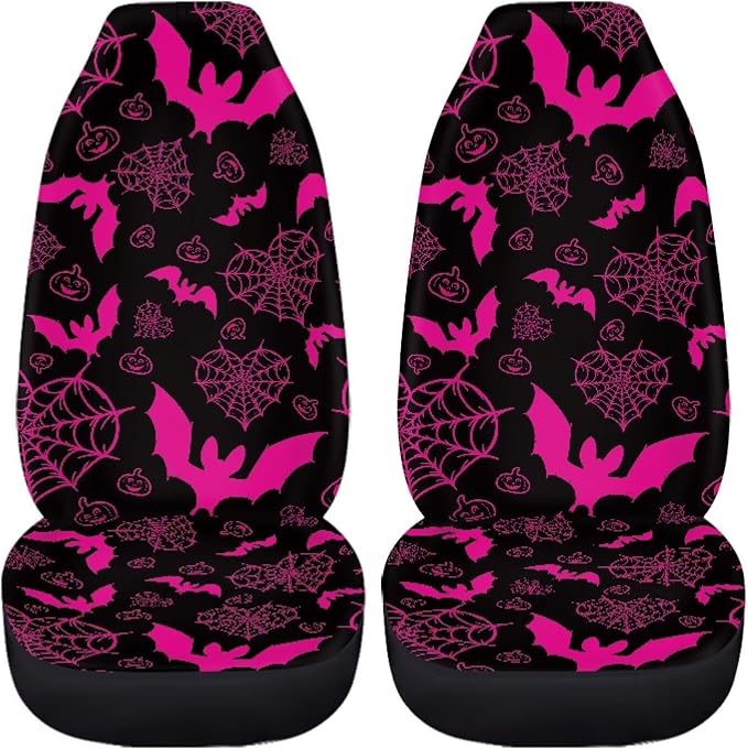 Universal Seat Covers — Front Seat — Pink