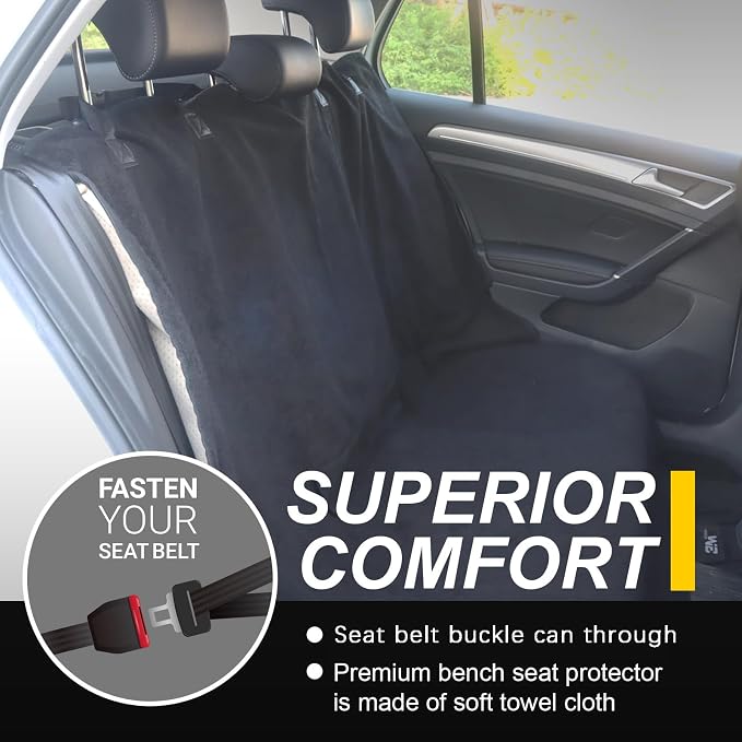 Pet Car Seat Protector — Black