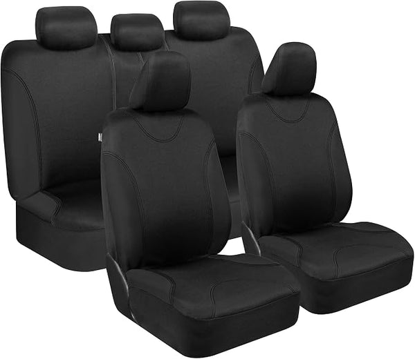 Universal Seat Covers — Full Set — Black