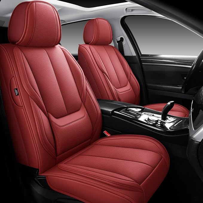 Universal Seat Covers — Front Seat — Red