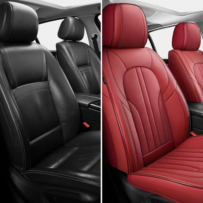 Universal Seat Covers — Front Seat — Red