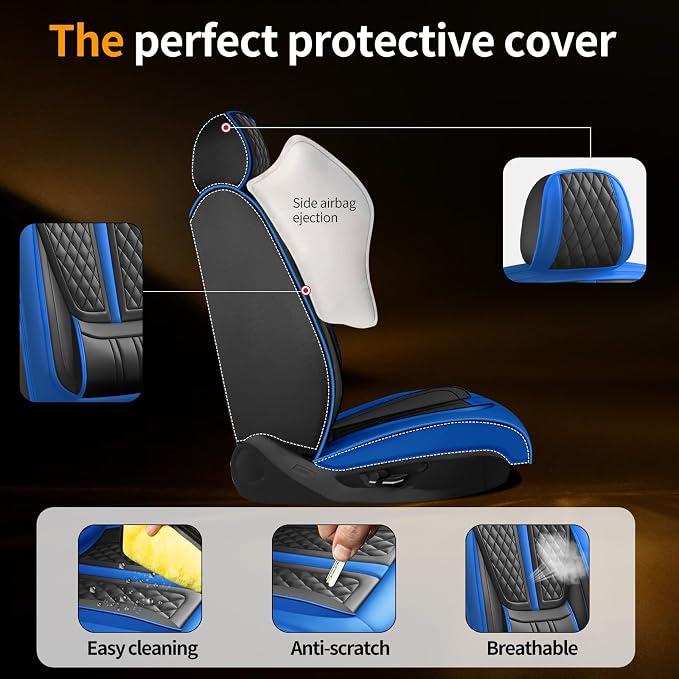 Seat Covers for Nissan Altima — Full Set — Blue
