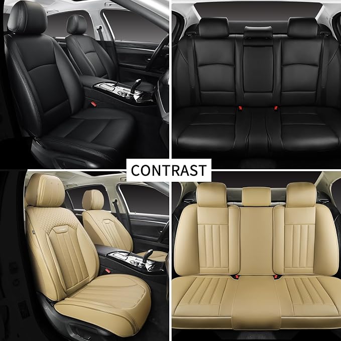 Universal Seat Covers — Full Set — Beige