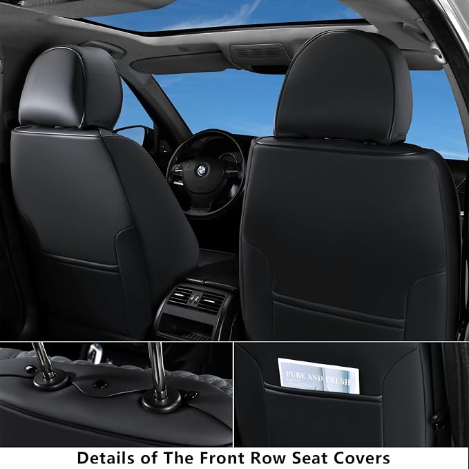 Universal Seat Covers — Full Set — Black