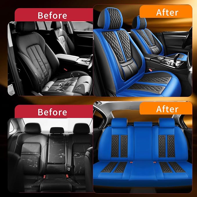 Seat Covers for Nissan Sentra — Full Set — Blue