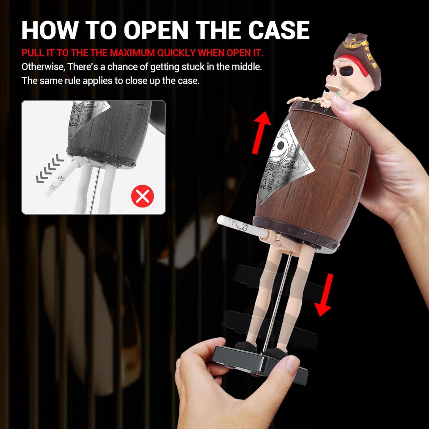 Santa Claus Spoof Cigarette Box | Funny Cigarette Dispenser & Storage Case 71oTScathwL._SL1500