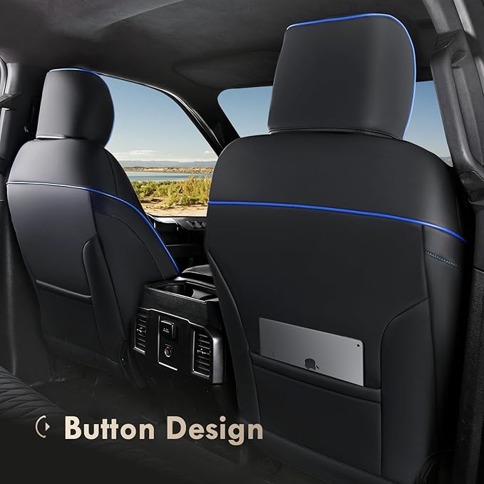 Seat Covers for Multiple Vehicles — Full Set — Blue